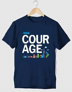 Motivational t-shirt- courage